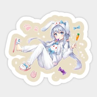 pajamas party Sticker